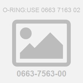 O-Ring:Use 0663 7163 02